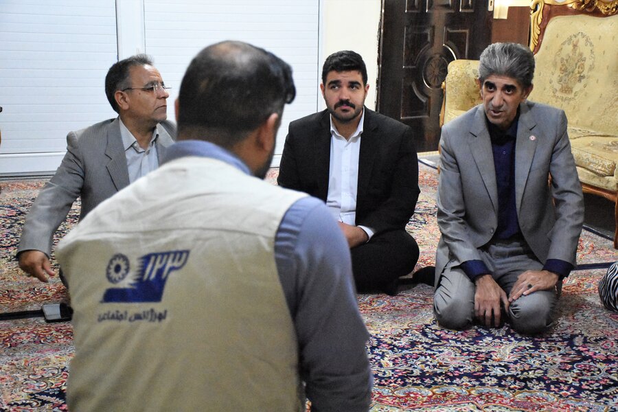 بازدید مدیرکل بهزیستی از مرکز اورژانس اجتماعی کرمانشاه