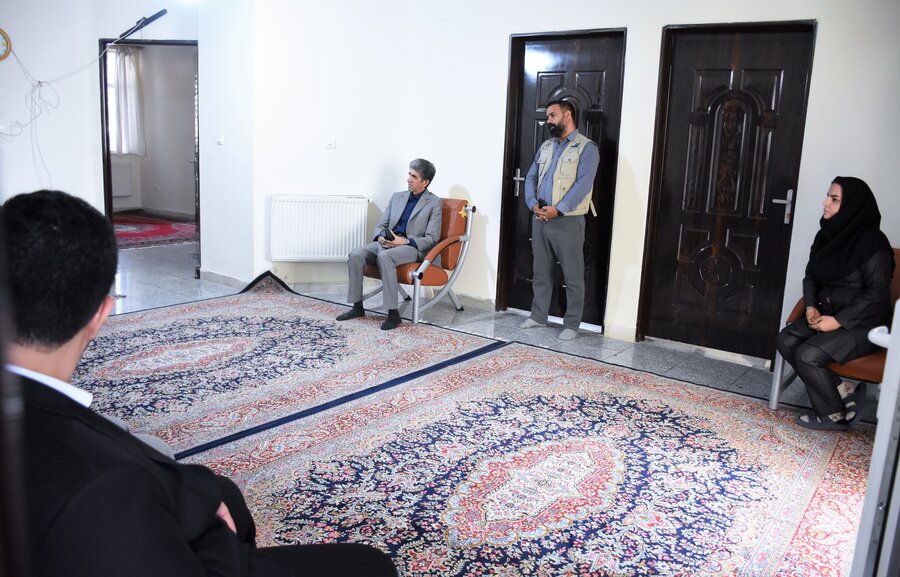 بازدید مدیرکل بهزیستی از مرکز اورژانس اجتماعی کرمانشاه