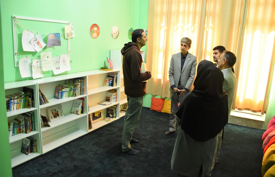 بازدید مدیرکل بهزیستی از مرکز میلاد شقایق‌ها