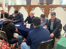 حضورمدیر کل و مسئولان بهزیستی فارس در میز ارتباطات مردمی امام جمعه معزز شیراز