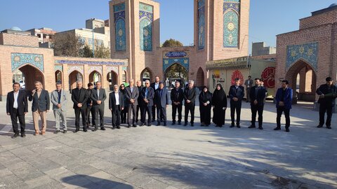 گزارش تصویری | ادای احترام دستیار اجتماعی رییس جمهور به شهدای والا مقام استان اردبیل