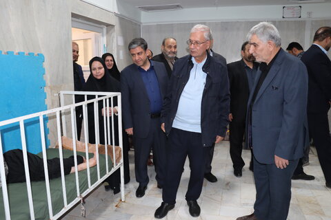 گزارش تصویری|بازدید دستیار اجتماعی رییس جمهور از مرکز نگهداری و توانبخشی معلولین حضرت ابوالفضل (ع) اردبیل