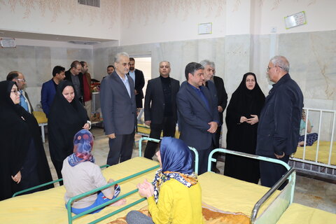 گزارش تصویری|بازدید دستیار اجتماعی رییس جمهور از مرکز نگهداری و توانبخشی معلولین حضرت ابوالفضل (ع) اردبیل