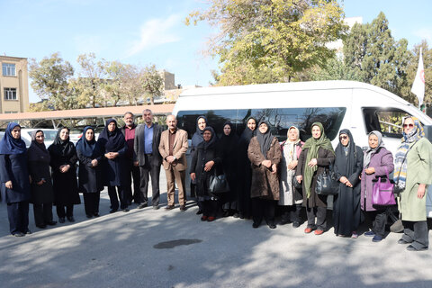 گزارش تصویری ا اعزام زنان سرپرست خانواربه مشهد مقدس