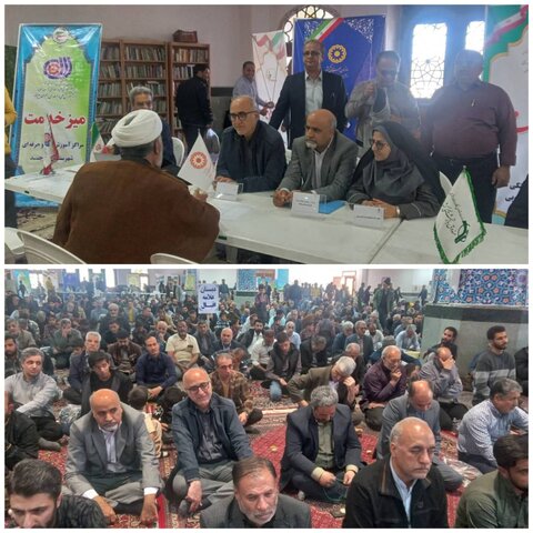 میز خدمت وزارت تعاون، کار و رفاه اجتماعی در بیرجند برگزار شد