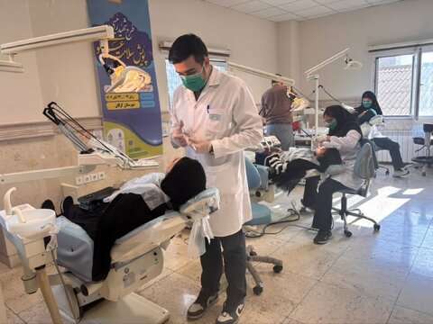 ارائه خدمات جهادی پزشکی طرح شهید رئیسی به مددجویان بهزیستی گرگان