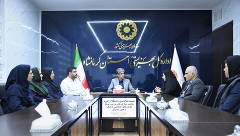 نشست معاون و کارشناسان حوزه مشارکت‌های مردمی با مدیرکل بهزیستی