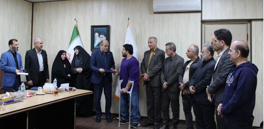 تجلیل از «محسن بختیار» نائب قهرمان مسابقات پارا وزنه برداری مسابقات جهانی مصر

