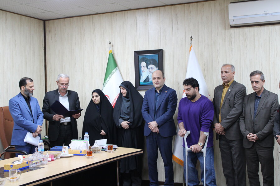 تقدیر از  "محسن بختیار" ملی پوش پاراوزنه برداری و نایب قهرمان مسابقات جهانی مصر