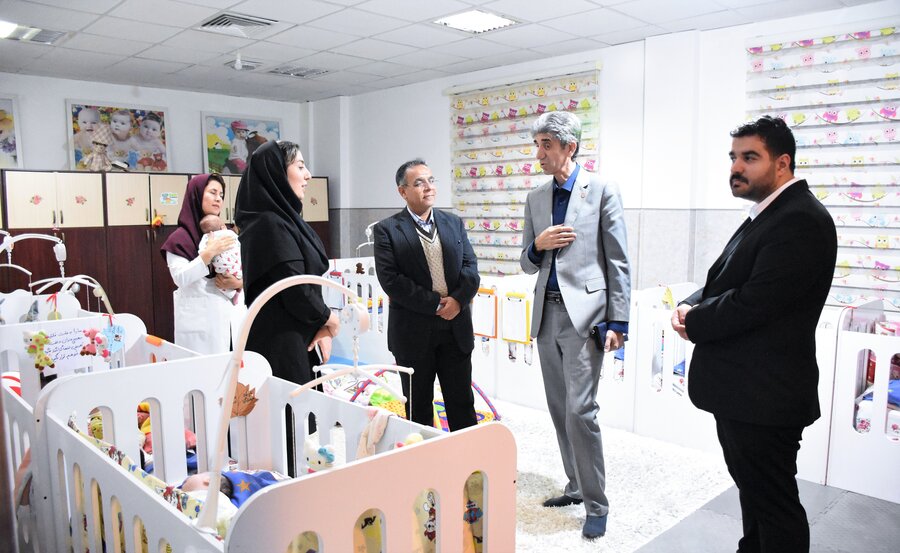 بازدید مدیرکل بهزیستی از شیرخوارگاه معتضدی