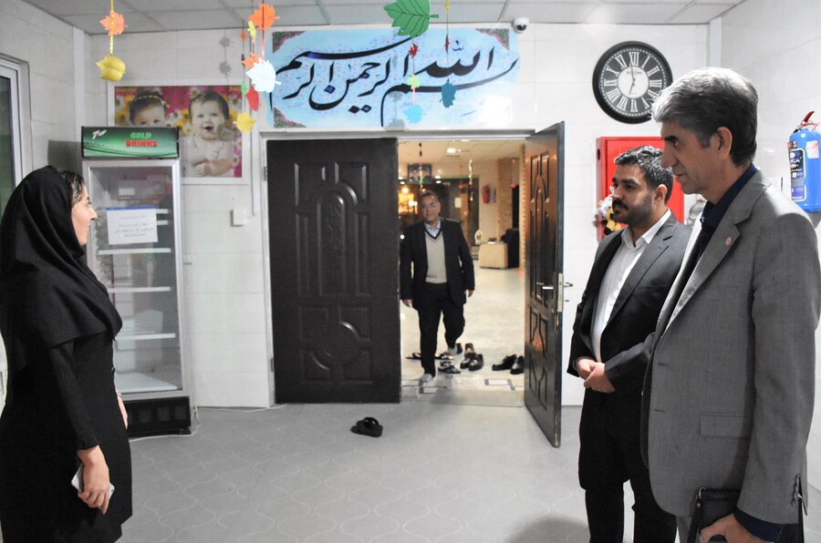 بازدید مدیرکل بهزیستی از شیرخوارگاه معتضدی