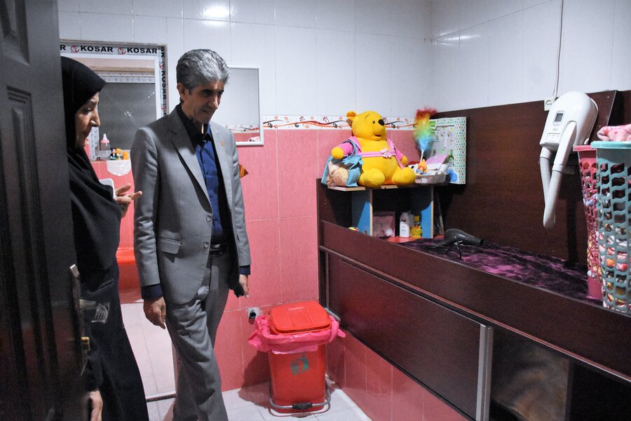 بازدید مدیرکل بهزیستی از شیرخوارگاه معتضدی