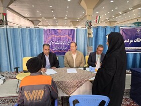 حضور سرپرست اداره کل بهزیستی خراسان شمالی در میز ارتباطات مردمی نماینده معزز ولی فقیه در استان