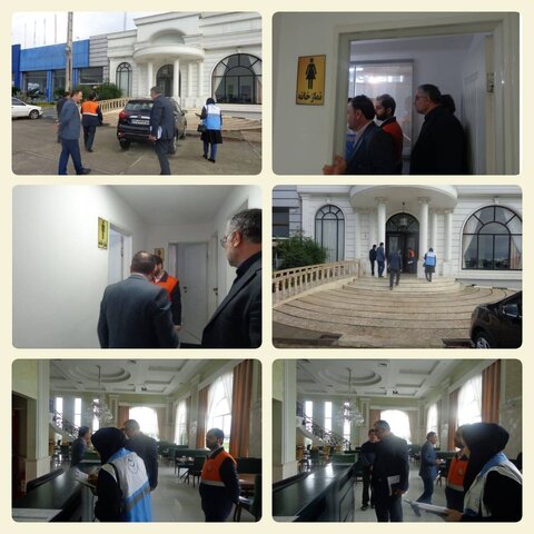  بندرانزلی /بازدید از مجتمع خدمات رفاهی و بررسی وضعیت مناسب سازی ویژه معلولان