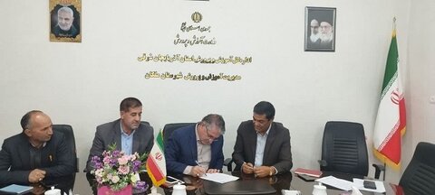 انعقاد تفاهم‌نامه همکاری مشترک بین آموزش و پرورش و اورژانس اجتماعی ملکان