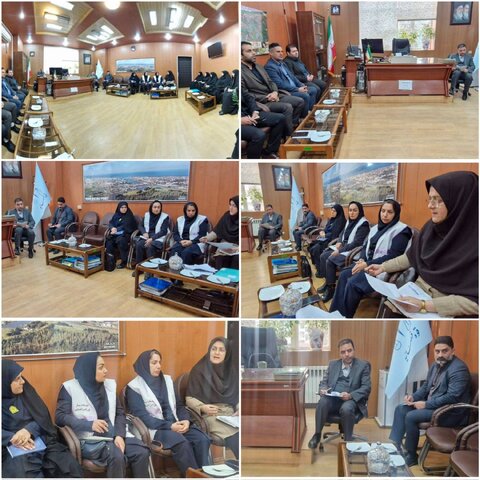 بندرانزلی /حضور کارشناسان اورژانس اجتماعی در کارگروه نماد 