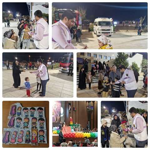 برگزاری آشنایی کودکان با خدمات اورژانس اجتماعی و فرهنگ مهدویت در جشن ایران جان