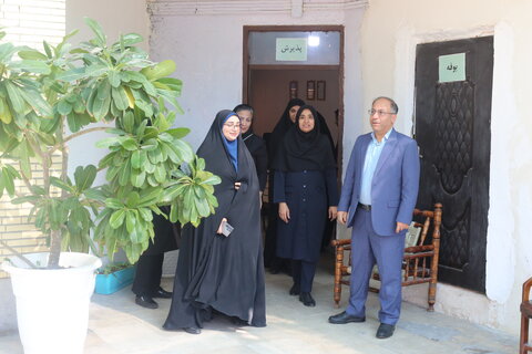 بازدید مسئولان استان از مرکز اقامتی بهبود و بازتوانی بانوان "برکه برهان آفرینش" در هرمزگان