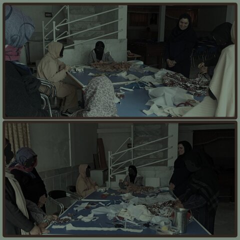 برگزاری کارگاه های آموزشی خیاطی برای مددجویان تحت حمایت بهزیستی با همکاری فنی حرفه ای شهرستان سربیشه