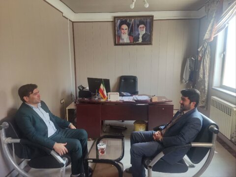 بیله سوار| نشست مشترک روسای بهزیستی و صنعت، معدن و تجارت بیله‌سوار برگزار شد