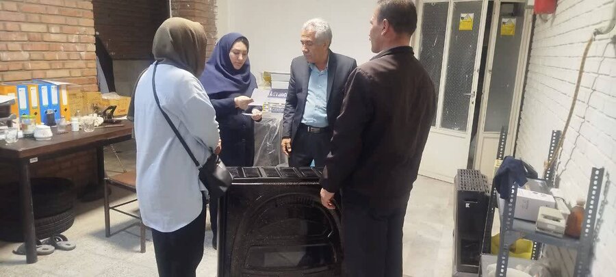 شهریار | توزیع پنج عدد بخاری گازی میان مددجویان مراکز مثبت‌زندگی