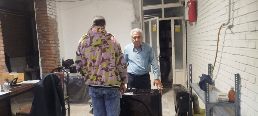 شهریار | توزیع پنج عدد بخاری گازی میان مددجویان مراکز مثبت‌زندگی