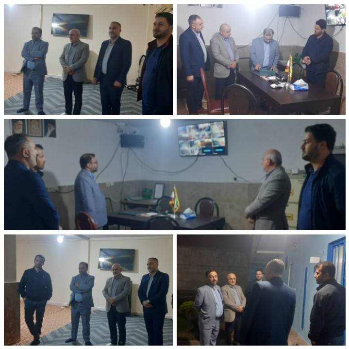 تالش /بازدید شبانه مسئولین شهرستان از مرکز اقامتی میان مدت ثروت معنوی