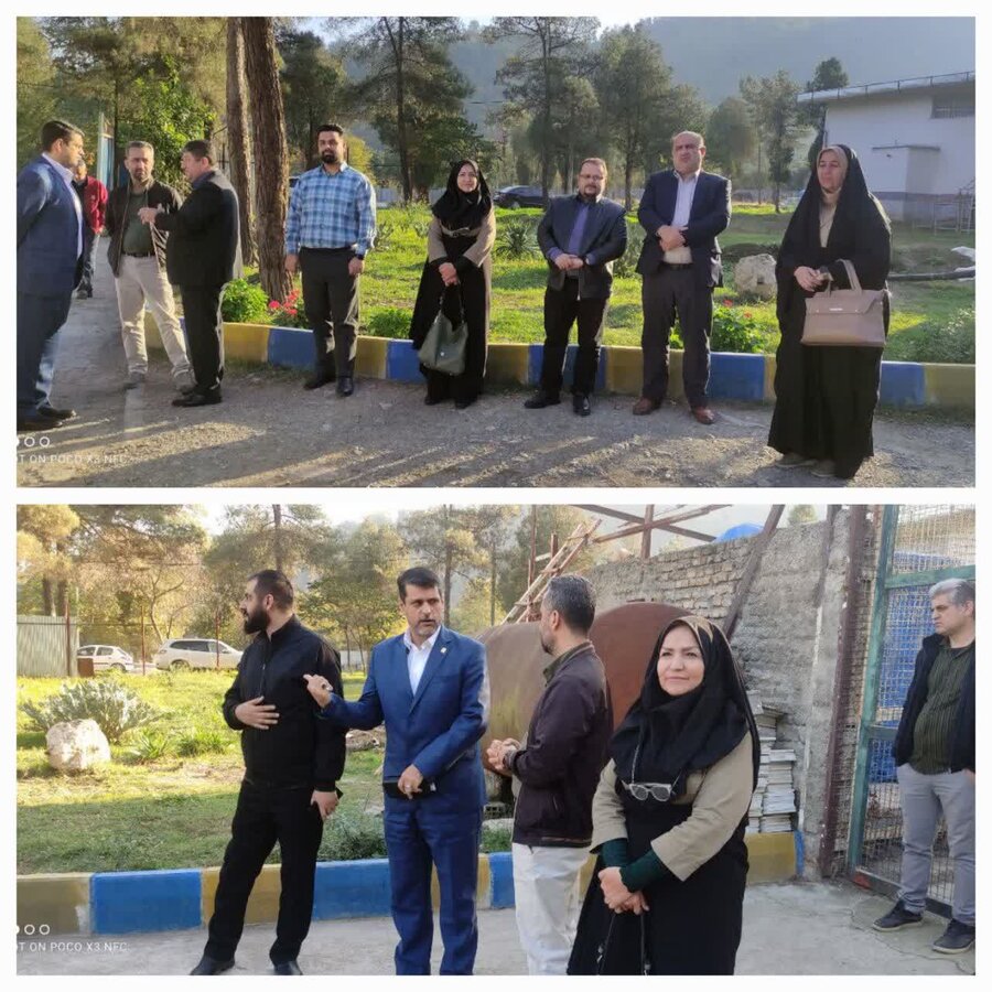 گرگان | بازدید فرماندار گرگان از مرکز ماده ۱۶ توسکستان