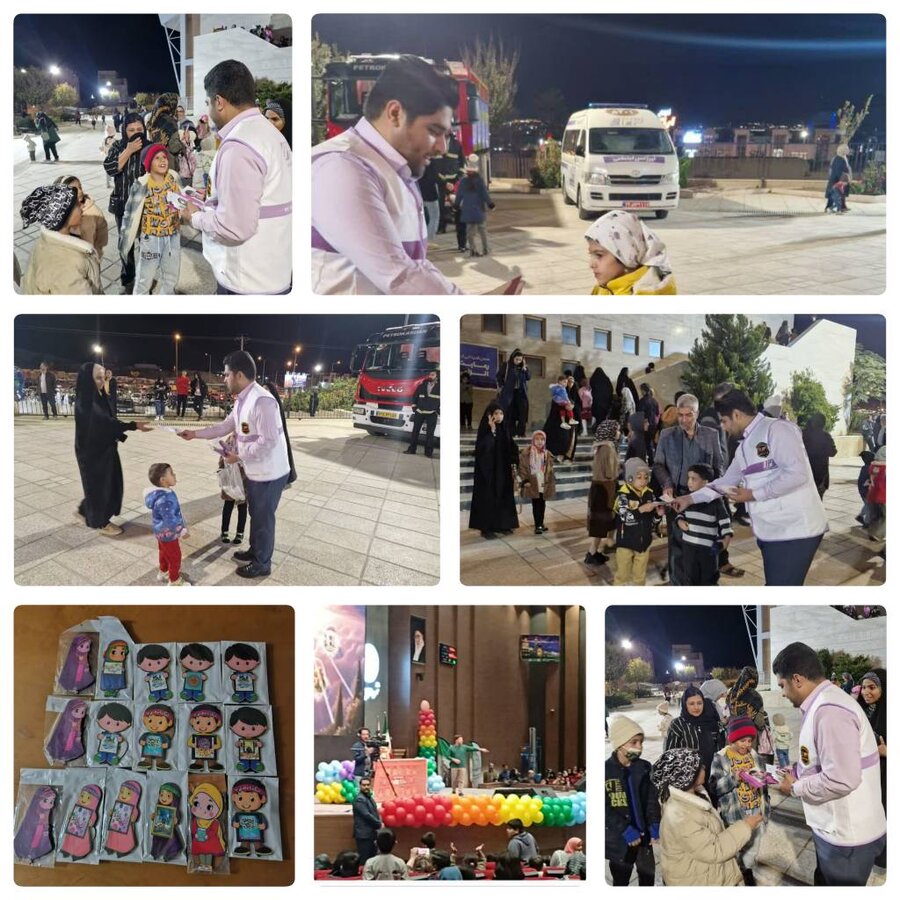 برگزاری آشنایی کودکان با خدمات اورژانس اجتماعی و فرهنگ مهدویت در جشن ایران جان 