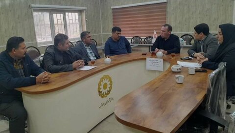 جلسه ساماندهی متکدیان و معتادین متجاهر در بهزیستی شهرستان میاندوآب