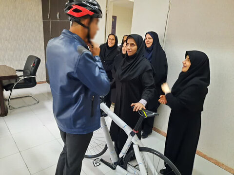 گزارش تصویری| پدال‌های امید؛ دوچرخه‌ای برای ادامه مسیر افتخار