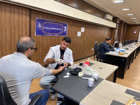 شمیرانات | برگزاری میز خدمت غربالگری سلامت ویژه کارکنان بهزیستی