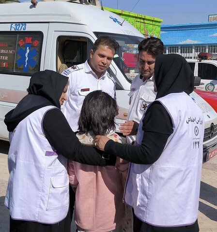 مرودشت |برگزاری مانور مداخله در بحران زلزله در خانه پروانه ها وابسته به موسسه حضرت علی اصغر (ع) تحت نظارت اداره بهزیستی