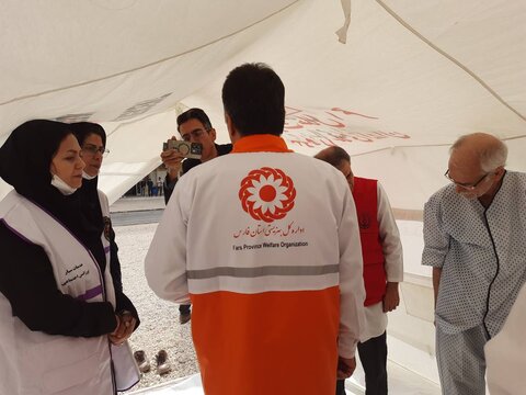 آباده|اجرای مانور اطفا حریق