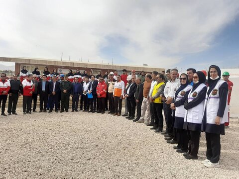 آباده|اجرای مانور اطفا حریق