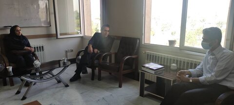 قرچک l دیدار سرپرست اداره بهزیستی با معاون دادستان با هدف ارتقای تعاملات بین‌بخشی