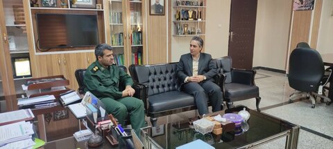 قرچک l دیدار صمیمانه سرپرست بهزیستی با فرمانده سپاه با هدف تقویت همکاری‌های اجتماعی و فرهنگی
