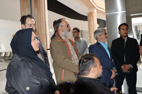 بازدید مشترک مسئولان استانی از مجتمع آفتاب و بررسی روند مناسب‌سازی برای معلولین