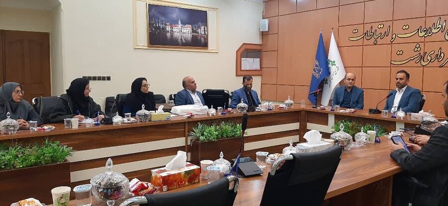 دیدار مدیرکل بهزیستی گیلان با شهردار رشت