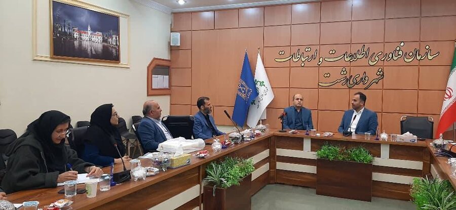 دیدار مدیرکل بهزیستی گیلان با شهردار رشت
