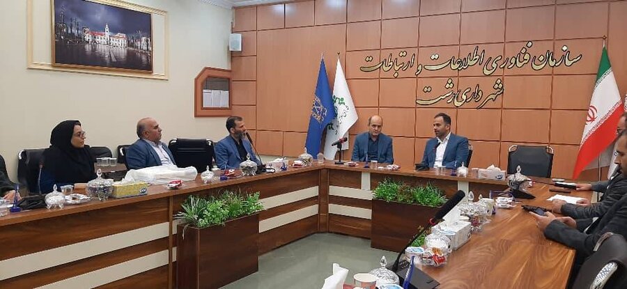 دیدار مدیرکل بهزیستی گیلان با شهردار رشت