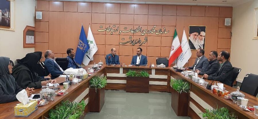 دیدار مدیرکل بهزیستی گیلان با شهردار رشت