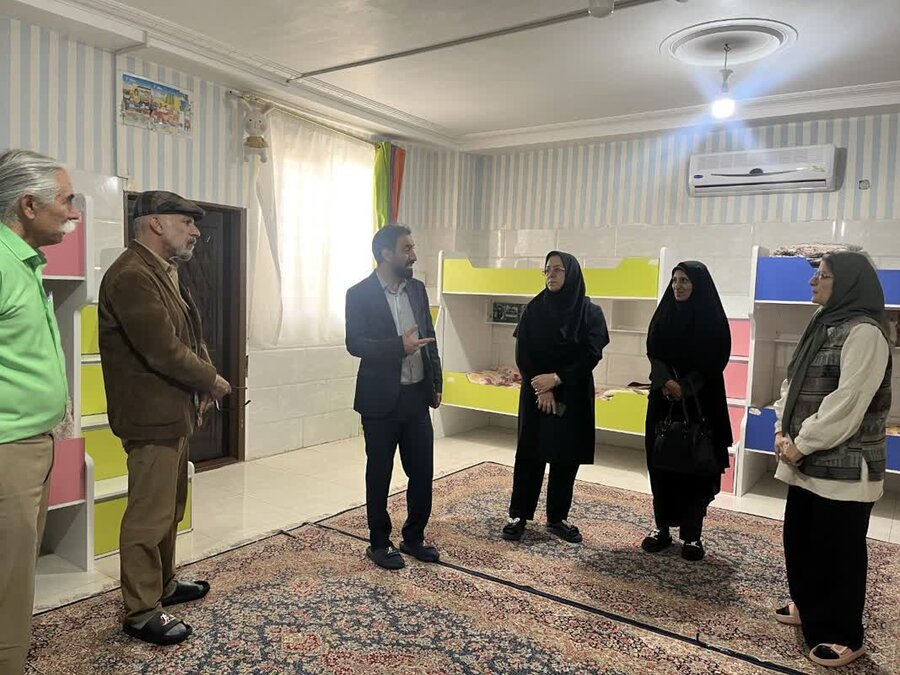 بازدید مسئول دفترارزیابی عملکرد،پاسخگویی به شکایات و بازرسی  بهزیستی استان کرمان از مراکز تحت نظارت شهرستان زرند