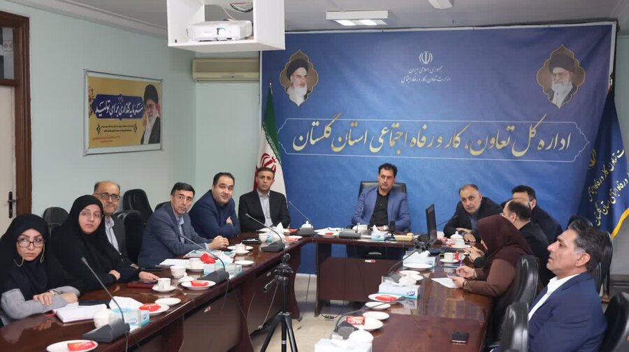 حضور مدیرکل بهزیستی گلستان در سی‌ودومین جلسه وزارت کار و امور اجتماعی