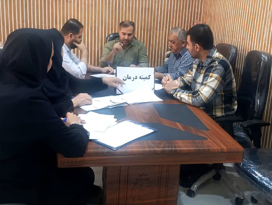 برگزاری کمیته درمان اشنویه و تخصیص اعتبار فاکتورهای درمانی مددجویان