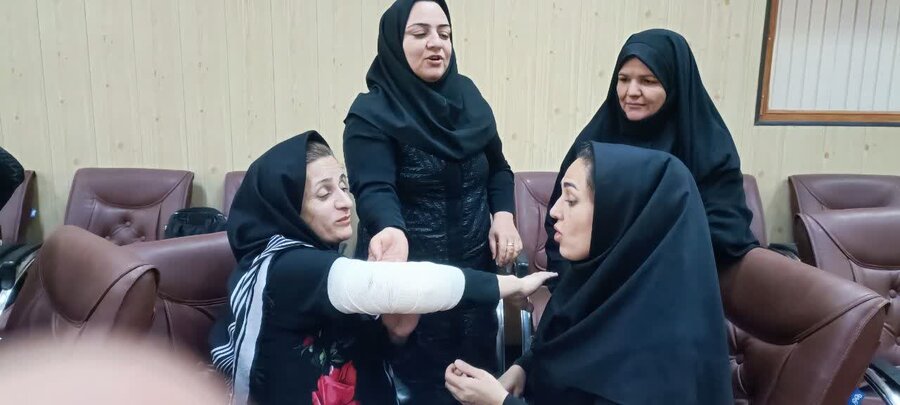 جلسه پایانی دوره آموزشی کمک‌های اولیه پرسنل مراکز نگهداری کودکان یزد برگزار شد.