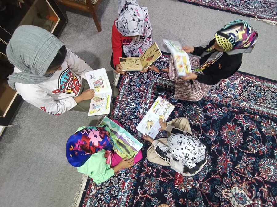 شهریار | برگزاری مسابقه نقاشی و کتابخوانی در مراکز شبه خانواده تحت نظارت بهزیستی همزمان با روز کتابخوانی