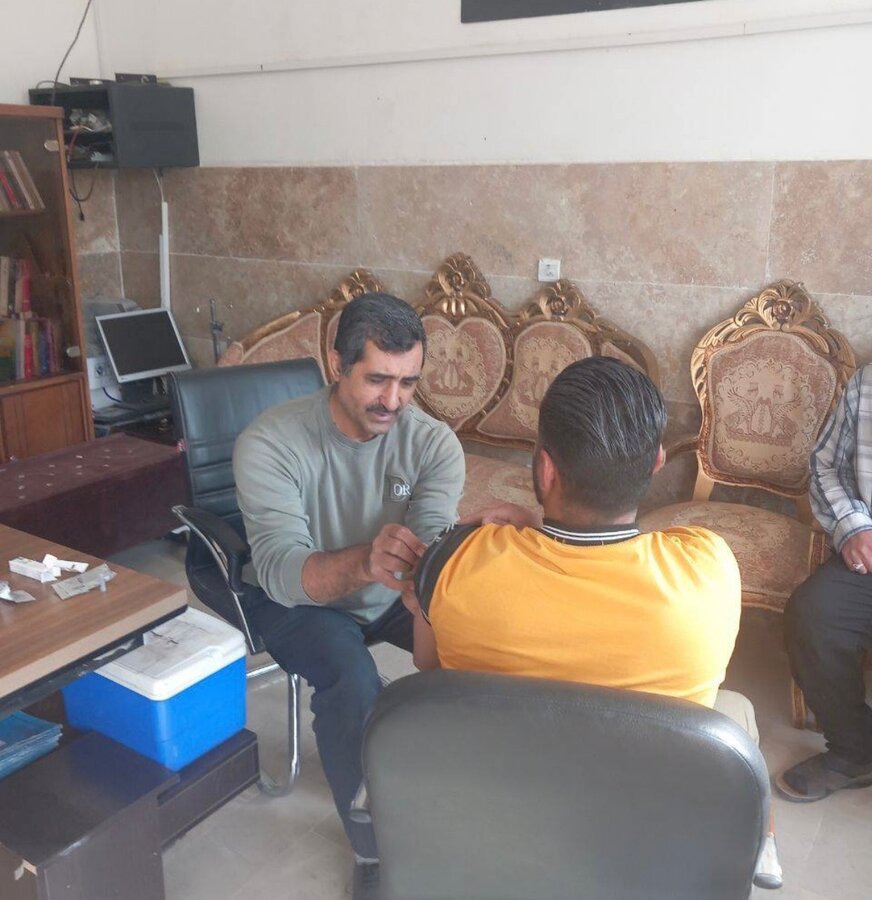 پیشوا | برنامه واکسیناسیون آنفولانزا در مرکز اقامتی رها گستر نوین اجرا شد