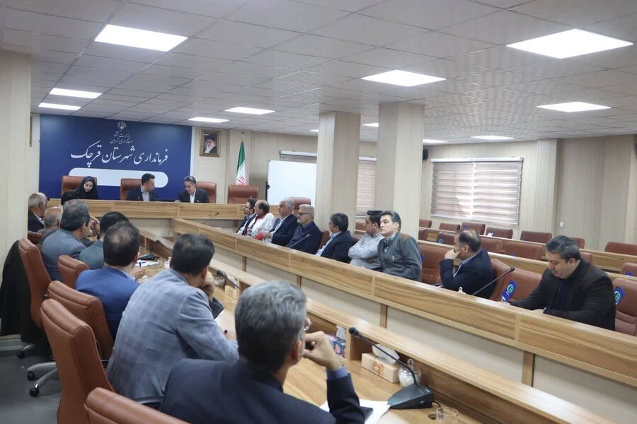 قرچک l جلسه ستاد هماهنگی و پیگیری مناسب سازی معابر در فرمانداری