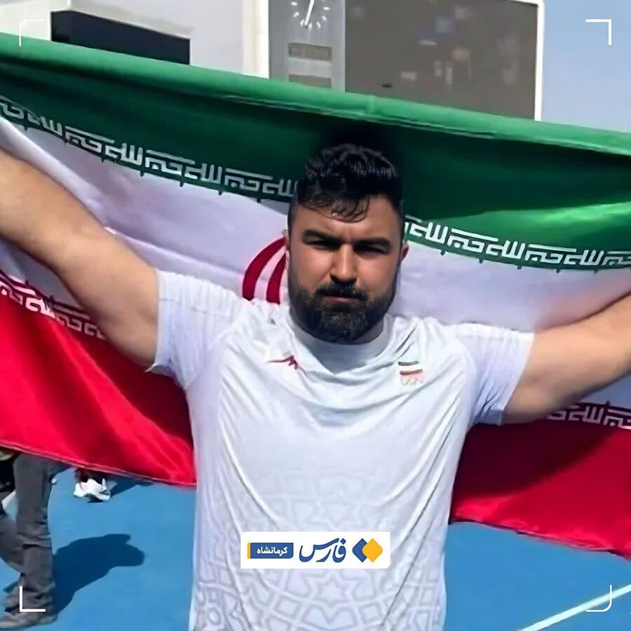 تبریک مدیرکل بهزیستی کرمانشاه به قهرمان پارادوومیدانی پاوه‌ای